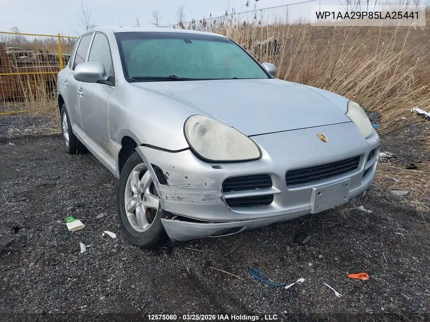 2005 Porsche Cayenne VIN: WP1AA29P85LA25441 Lot: 12575060