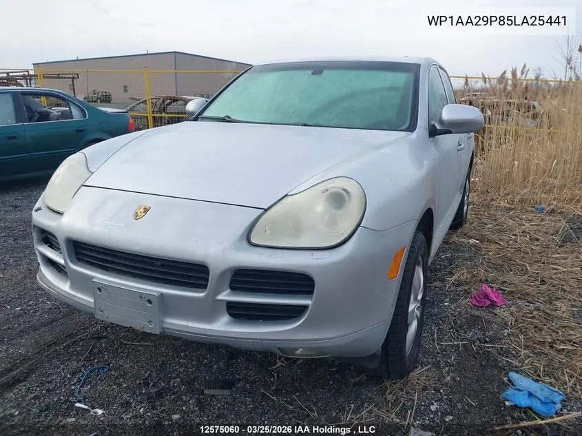 2005 Porsche Cayenne VIN: WP1AA29P85LA25441 Lot: 12575060