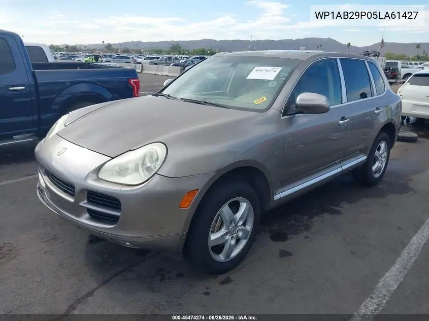 2005 Porsche Cayenne S VIN: WP1AB29P05LA61427 Lot: 45474274