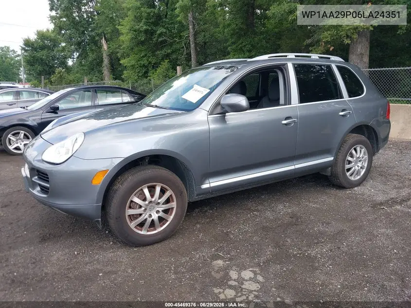 2006 Porsche Cayenne VIN: WP1AA29P06LA24351 Lot: 45469376