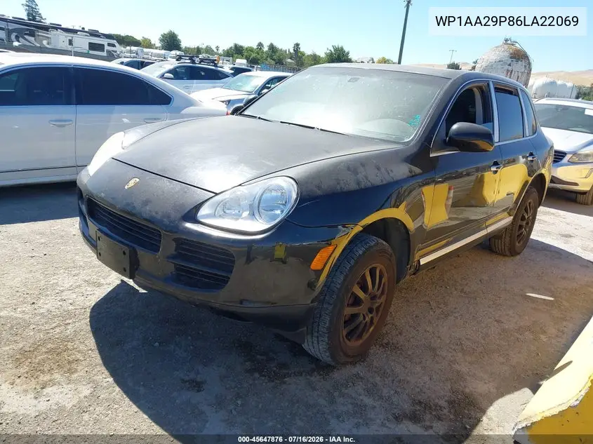 2006 Porsche Cayenne VIN: WP1AA29P86LA22069 Lot: 45647876