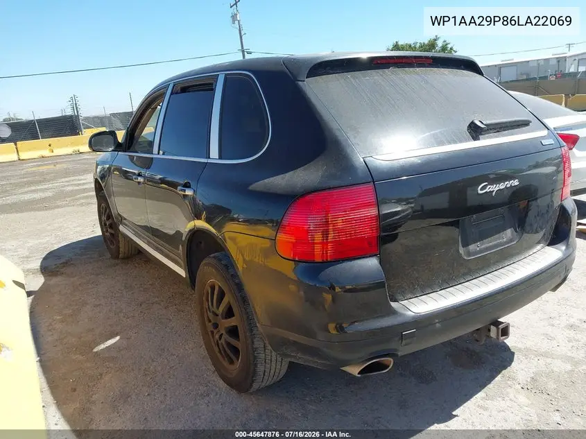 2006 Porsche Cayenne VIN: WP1AA29P86LA22069 Lot: 45647876