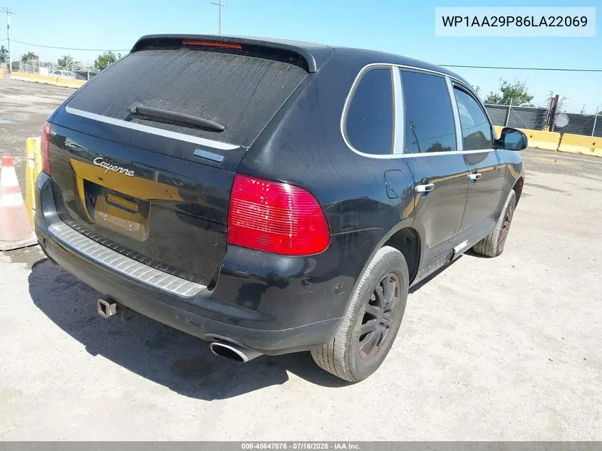 2006 Porsche Cayenne VIN: WP1AA29P86LA22069 Lot: 45647876