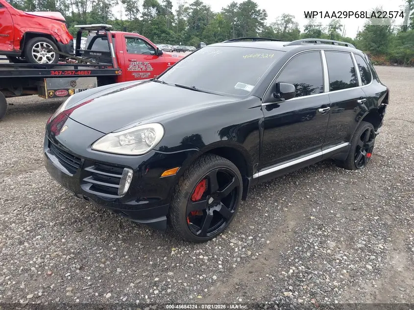 2008 Porsche Cayenne VIN: WP1AA29P68LA22574 Lot: 45684324