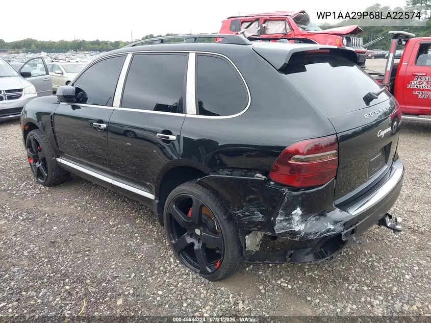 2008 Porsche Cayenne VIN: WP1AA29P68LA22574 Lot: 45684324