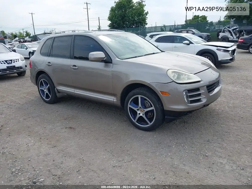 2009 Porsche Cayenne VIN: WP1AA29P59LA05136 Lot: 45449696