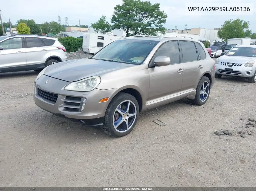 2009 Porsche Cayenne VIN: WP1AA29P59LA05136 Lot: 45449696