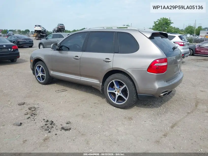 2009 Porsche Cayenne VIN: WP1AA29P59LA05136 Lot: 45449696