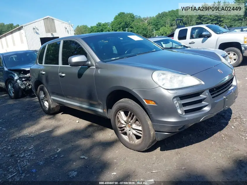 2009 Porsche Cayenne VIN: WP1AA29P09LA02449 Lot: 45560738