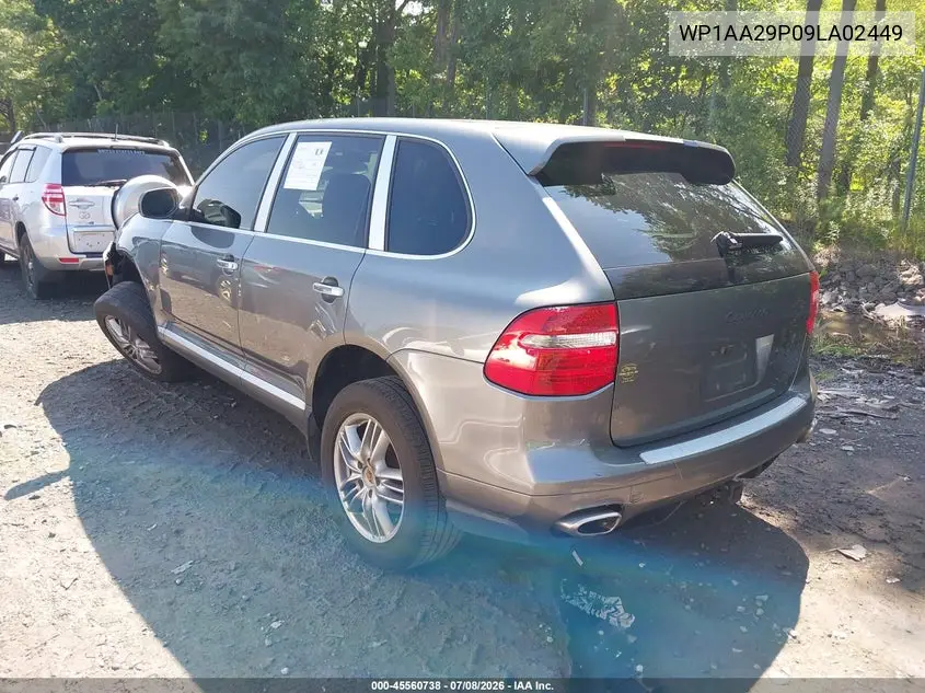 2009 Porsche Cayenne VIN: WP1AA29P09LA02449 Lot: 45560738