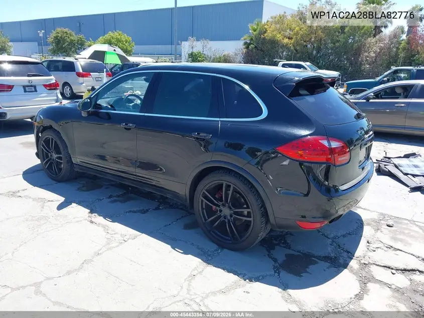 2011 Porsche Cayenne Turbo VIN: WP1AC2A28BLA82776 Lot: 45443354