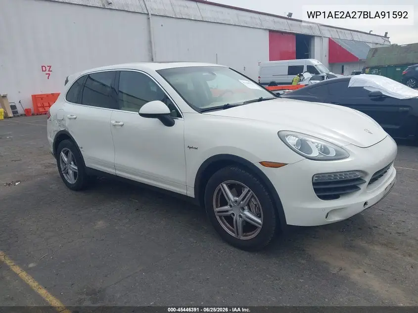 2011 Porsche Cayenne Hybrid S VIN: WP1AE2A27BLA91592 Lot: 45446391