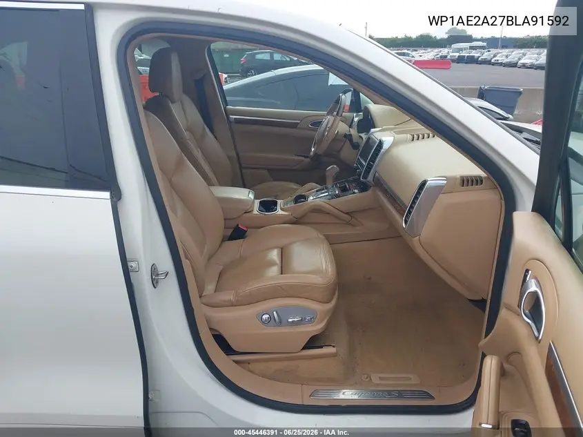 2011 Porsche Cayenne Hybrid S VIN: WP1AE2A27BLA91592 Lot: 45446391