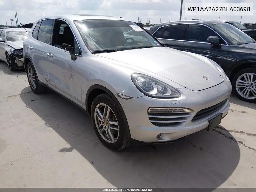 2011 Porsche Cayenne VIN: WP1AA2A27BLA03698 Lot: 45526753