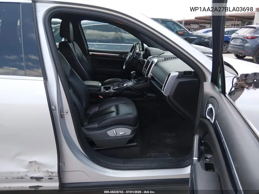 2011 Porsche Cayenne VIN: WP1AA2A27BLA03698 Lot: 45526753