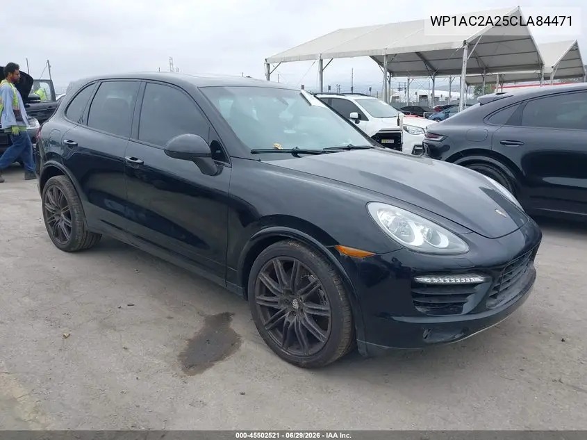 2012 Porsche Cayenne Turbo VIN: WP1AC2A25CLA84471 Lot: 45502521