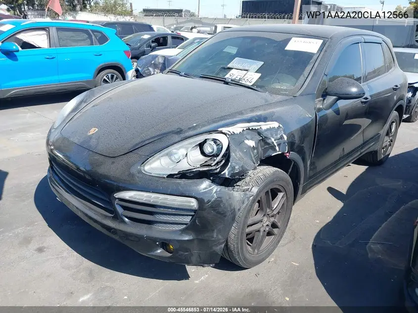 2012 Porsche Cayenne VIN: WP1AA2A20CLA12566 Lot: 45546853