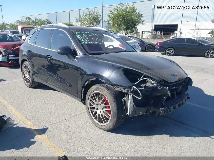2012 Porsche Cayenne Turbo VIN: WP1AC2A27CLA82656 Lot: 45620010