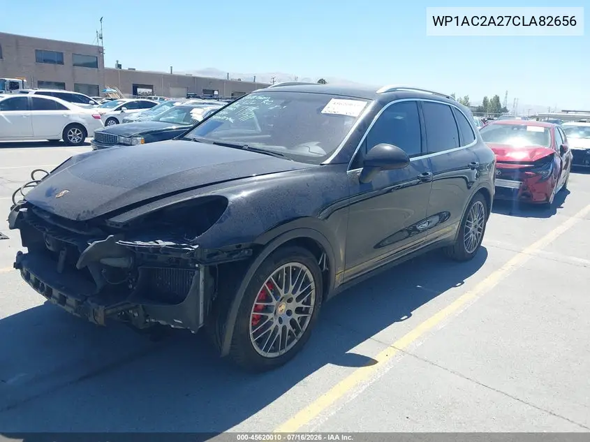 2012 Porsche Cayenne Turbo VIN: WP1AC2A27CLA82656 Lot: 45620010