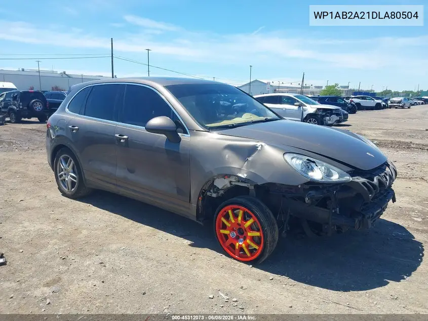 2013 Porsche Cayenne S VIN: WP1AB2A21DLA80504 Lot: 45312073
