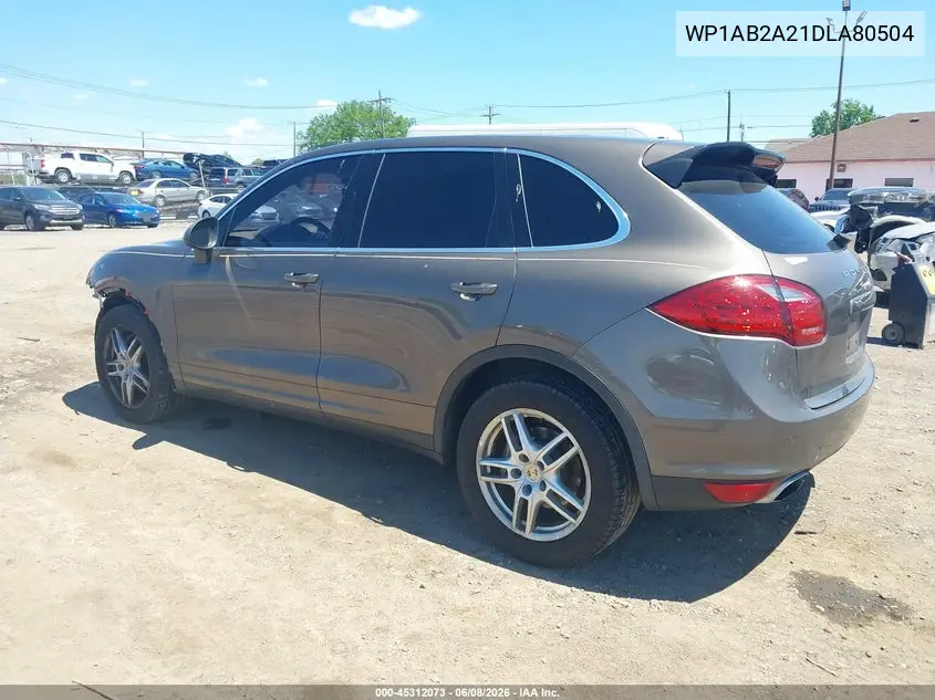 2013 Porsche Cayenne S VIN: WP1AB2A21DLA80504 Lot: 45312073