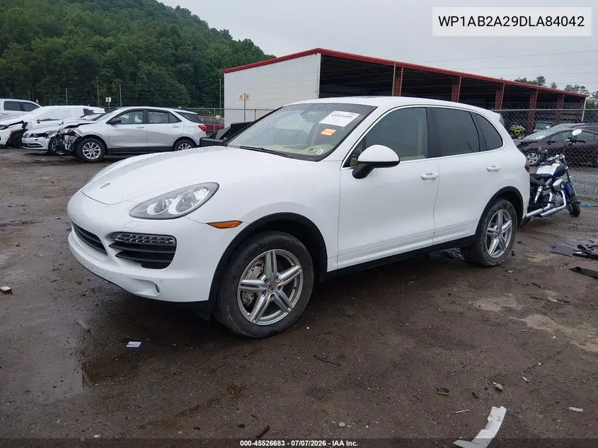 2013 Porsche Cayenne S VIN: WP1AB2A29DLA84042 Lot: 45526683