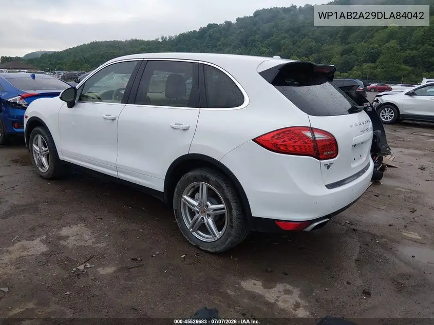 2013 Porsche Cayenne S VIN: WP1AB2A29DLA84042 Lot: 45526683