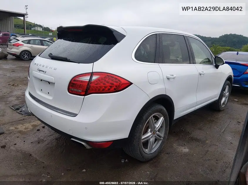 2013 Porsche Cayenne S VIN: WP1AB2A29DLA84042 Lot: 45526683