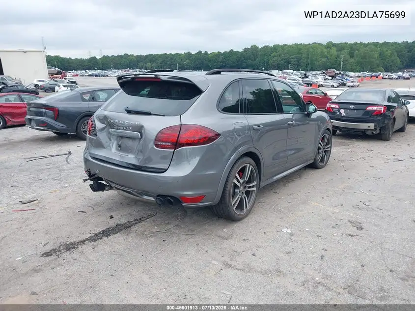 2013 Porsche Cayenne Gts VIN: WP1AD2A23DLA75699 Lot: 45601913