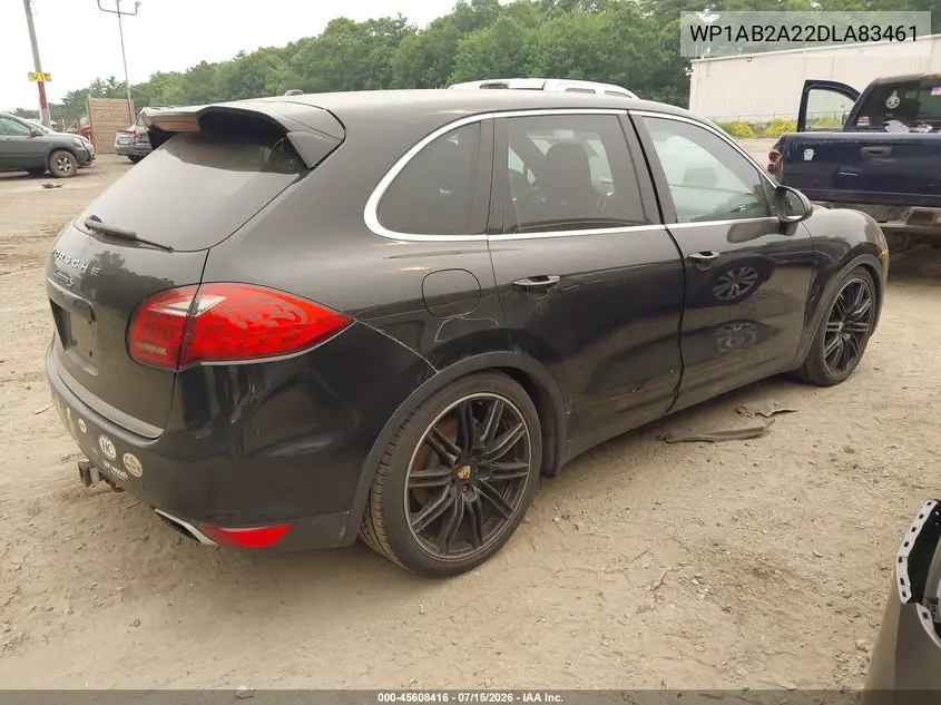 2013 Porsche Cayenne S VIN: WP1AB2A22DLA83461 Lot: 45608416