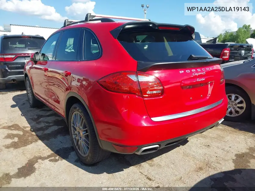 2013 Porsche Cayenne VIN: WP1AA2A25DLA19143 Lot: 45615470
