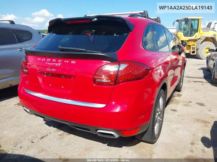 2013 Porsche Cayenne VIN: WP1AA2A25DLA19143 Lot: 45615470