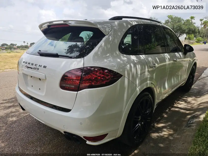 2013 Porsche Cayenne Gts VIN: WP1AD2A26DLA73039 Lot: 45667639