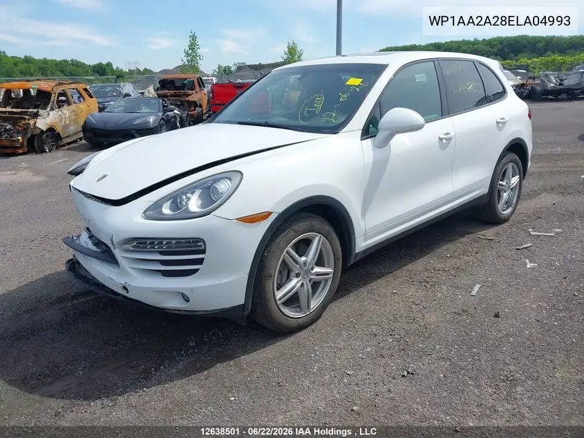 2014 Porsche Cayenne Platinum Edition VIN: WP1AA2A28ELA04993 Lot: 12638501x
