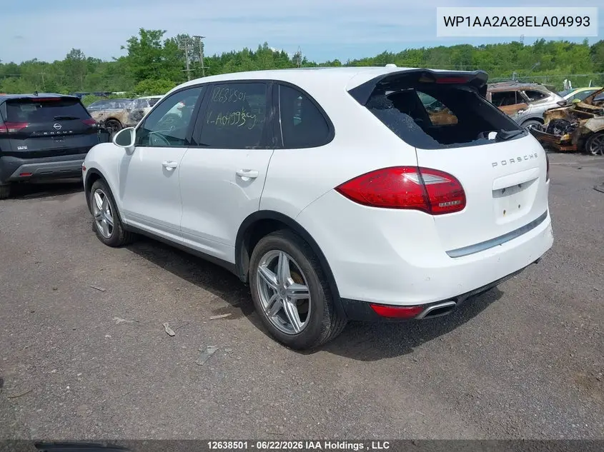 2014 Porsche Cayenne Platinum Edition VIN: WP1AA2A28ELA04993 Lot: 12638501x