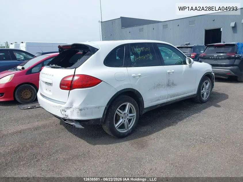 2014 Porsche Cayenne Platinum Edition VIN: WP1AA2A28ELA04993 Lot: 12638501x