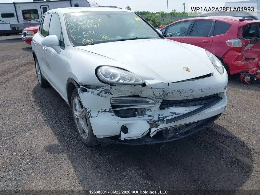 2014 Porsche Cayenne Platinum Edition VIN: WP1AA2A28ELA04993 Lot: 12638501x