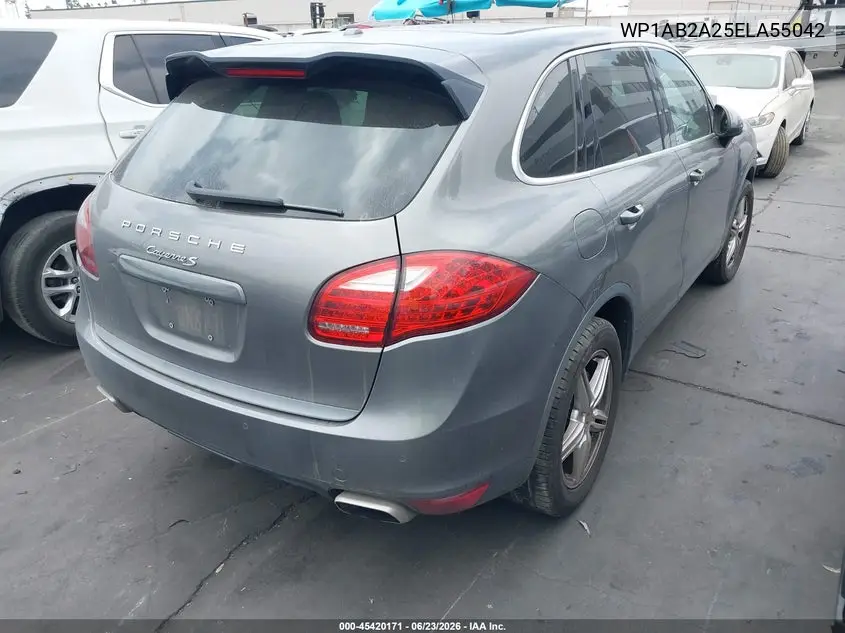 2014 Porsche Cayenne S VIN: WP1AB2A25ELA55042 Lot: 45420171