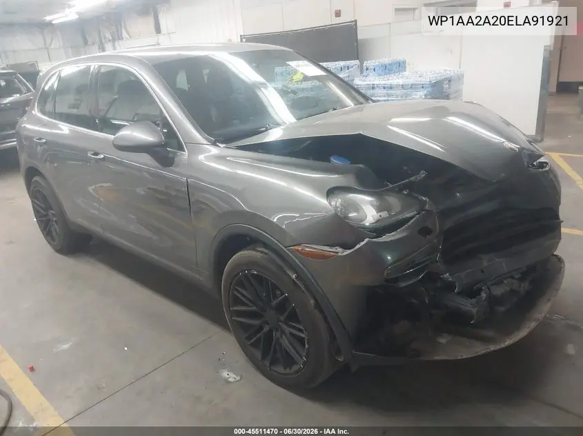 2014 Porsche Cayenne VIN: WP1AA2A20ELA91921 Lot: 45511470