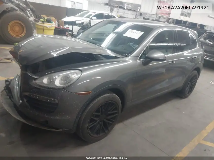 2014 Porsche Cayenne VIN: WP1AA2A20ELA91921 Lot: 45511470