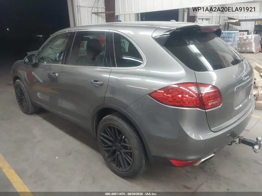2014 Porsche Cayenne VIN: WP1AA2A20ELA91921 Lot: 45511470