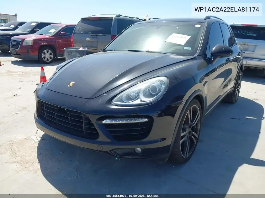 2014 Porsche Cayenne Turbo VIN: WP1AC2A22ELA81174 Lot: 45544979