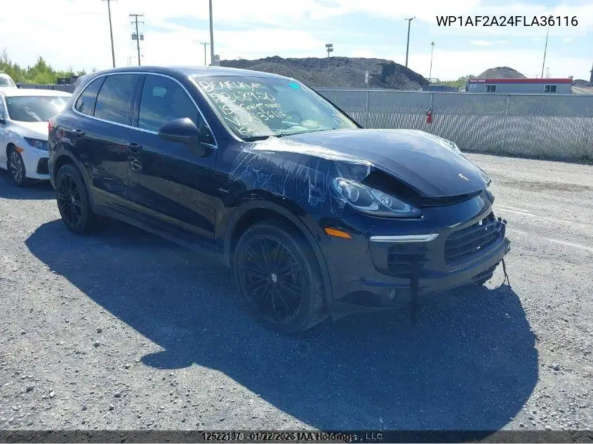 2015 Porsche Cayenne Diesel VIN: WP1AF2A24FLA36116 Lot: 12522187