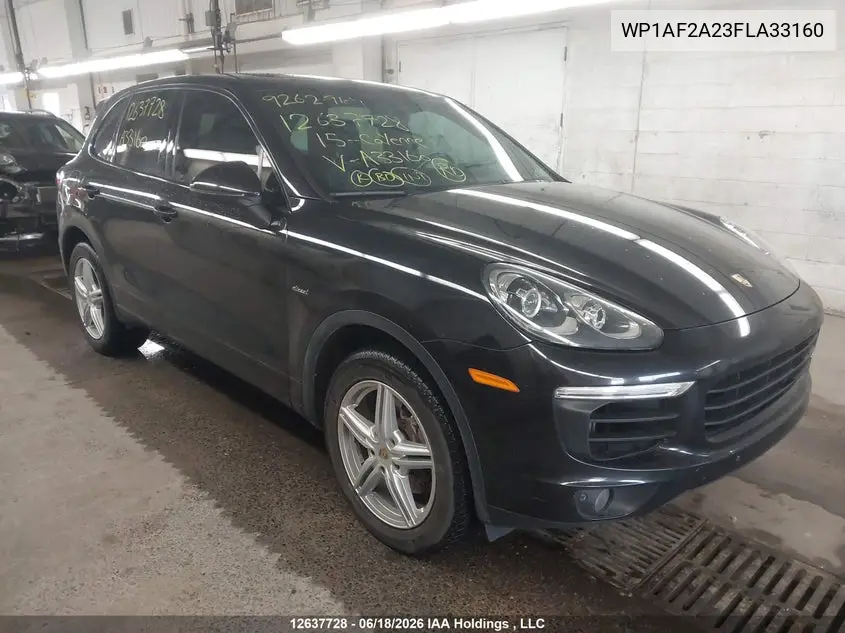 2015 Porsche Cayenne VIN: WP1AF2A23FLA33160 Lot: 12637728
