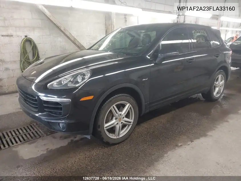 2015 Porsche Cayenne VIN: WP1AF2A23FLA33160 Lot: 12637728