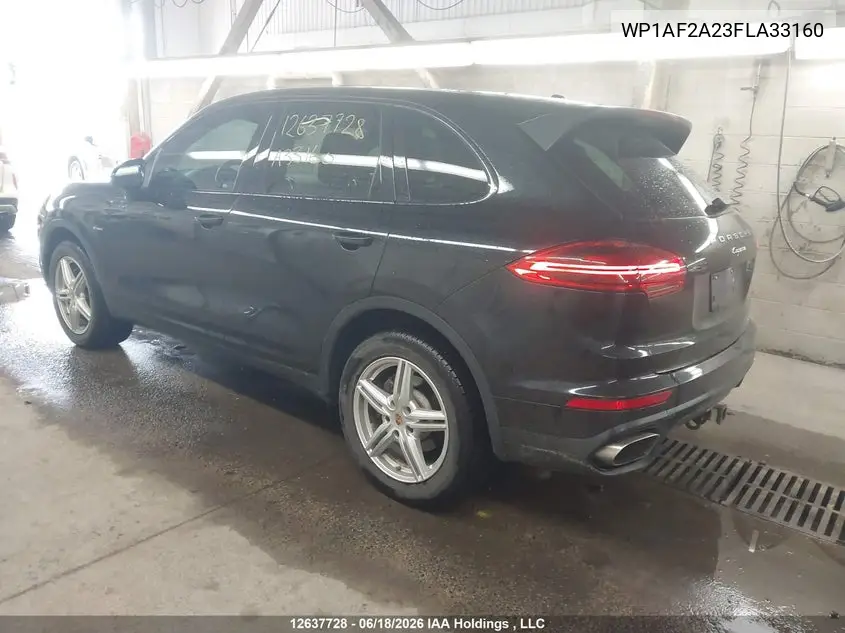 2015 Porsche Cayenne VIN: WP1AF2A23FLA33160 Lot: 12637728