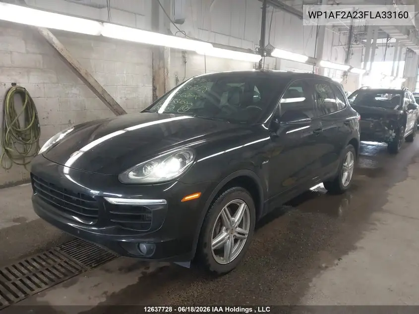 2015 Porsche Cayenne VIN: WP1AF2A23FLA33160 Lot: 12637728