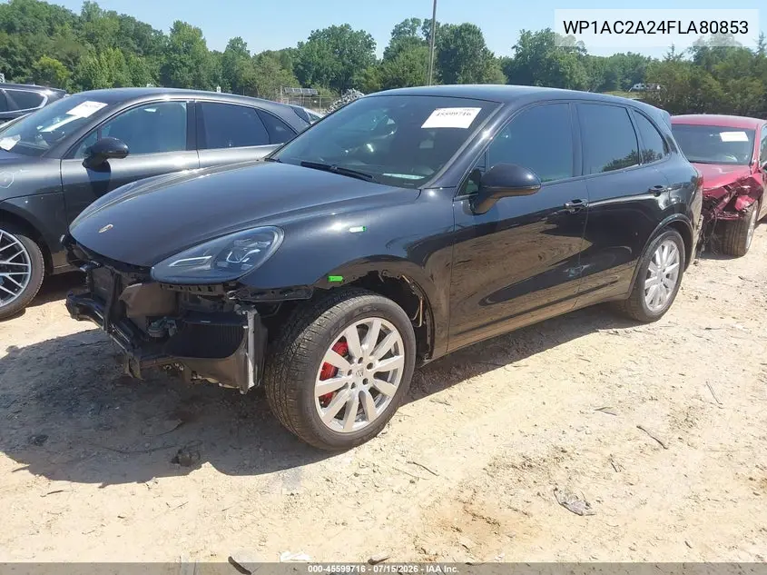 2015 Porsche Cayenne Turbo VIN: WP1AC2A24FLA80853 Lot: 45599716