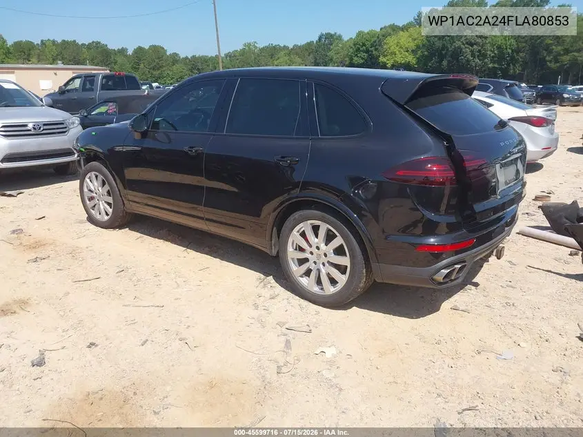 2015 Porsche Cayenne Turbo VIN: WP1AC2A24FLA80853 Lot: 45599716