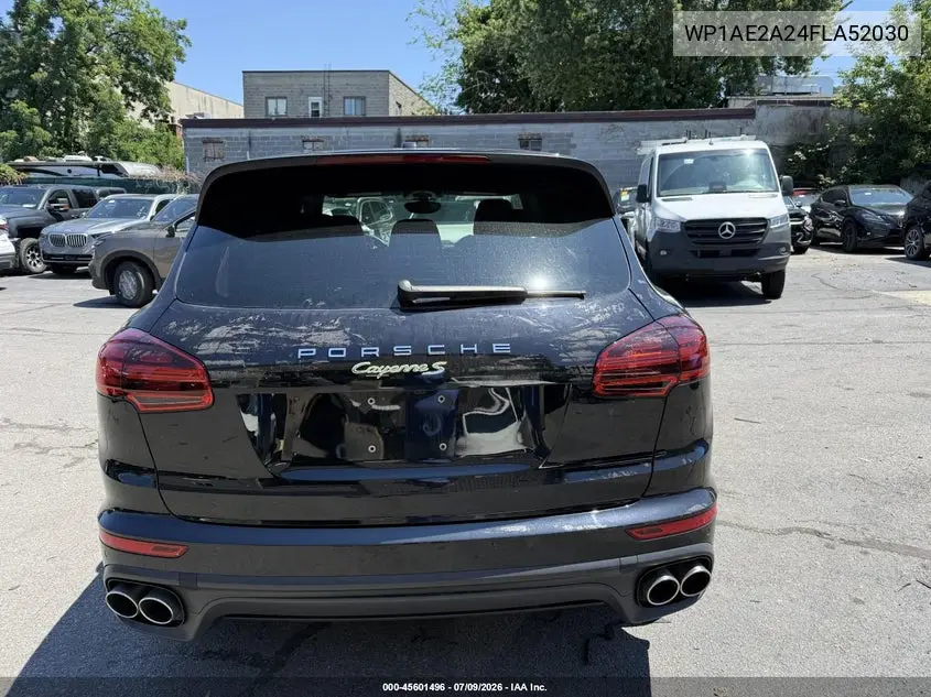 2015 Porsche Cayenne E-Hybrid S VIN: WP1AE2A24FLA52030 Lot: 45601496